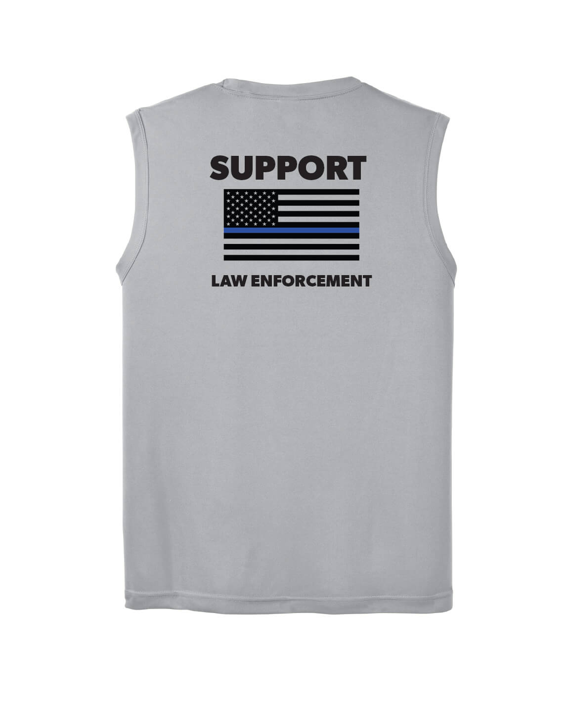 Sleeveless Tank - Circle Logo gray front
