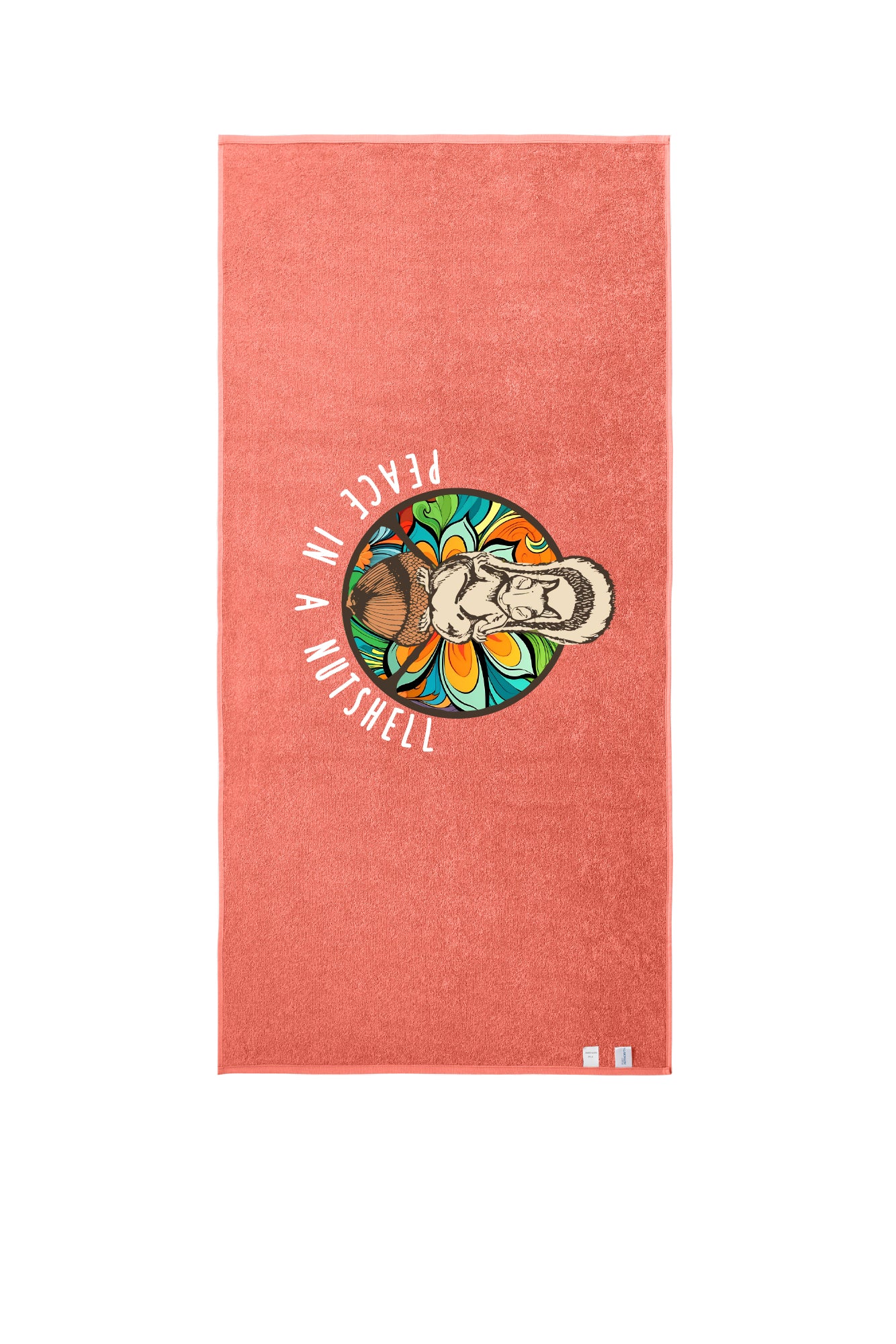 Peace in a Nutshell Beach Towel