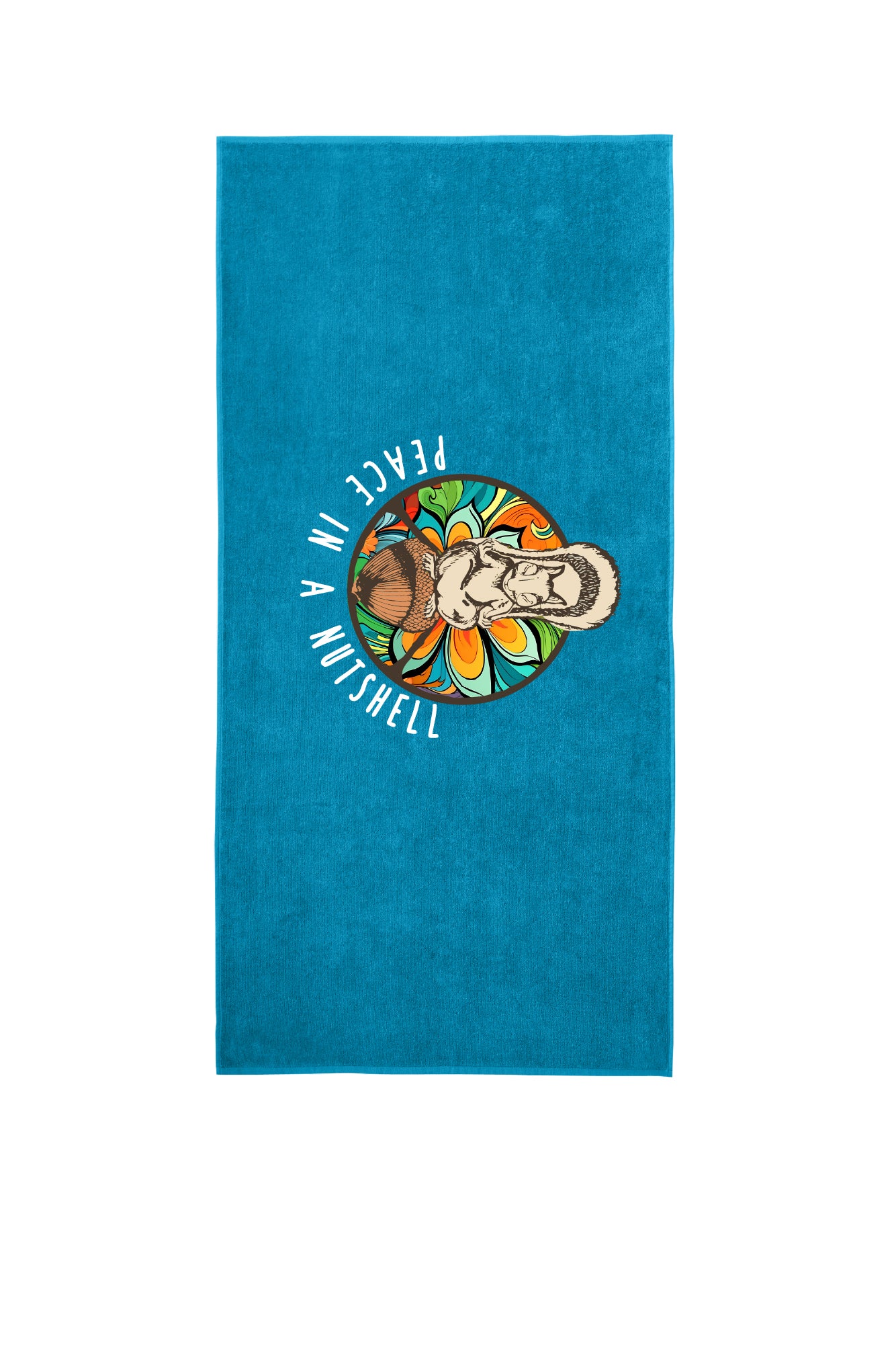 Peace in a Nutshell Beach Towel