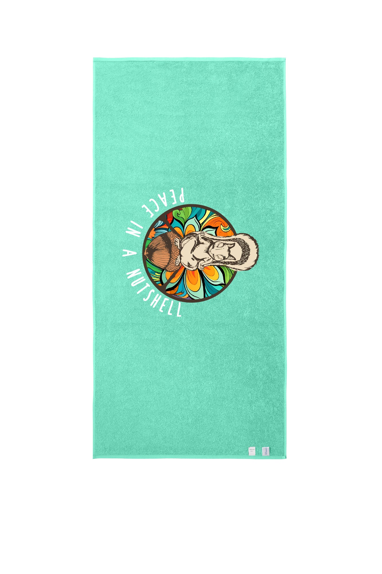 Peace in a Nutshell Beach Towel