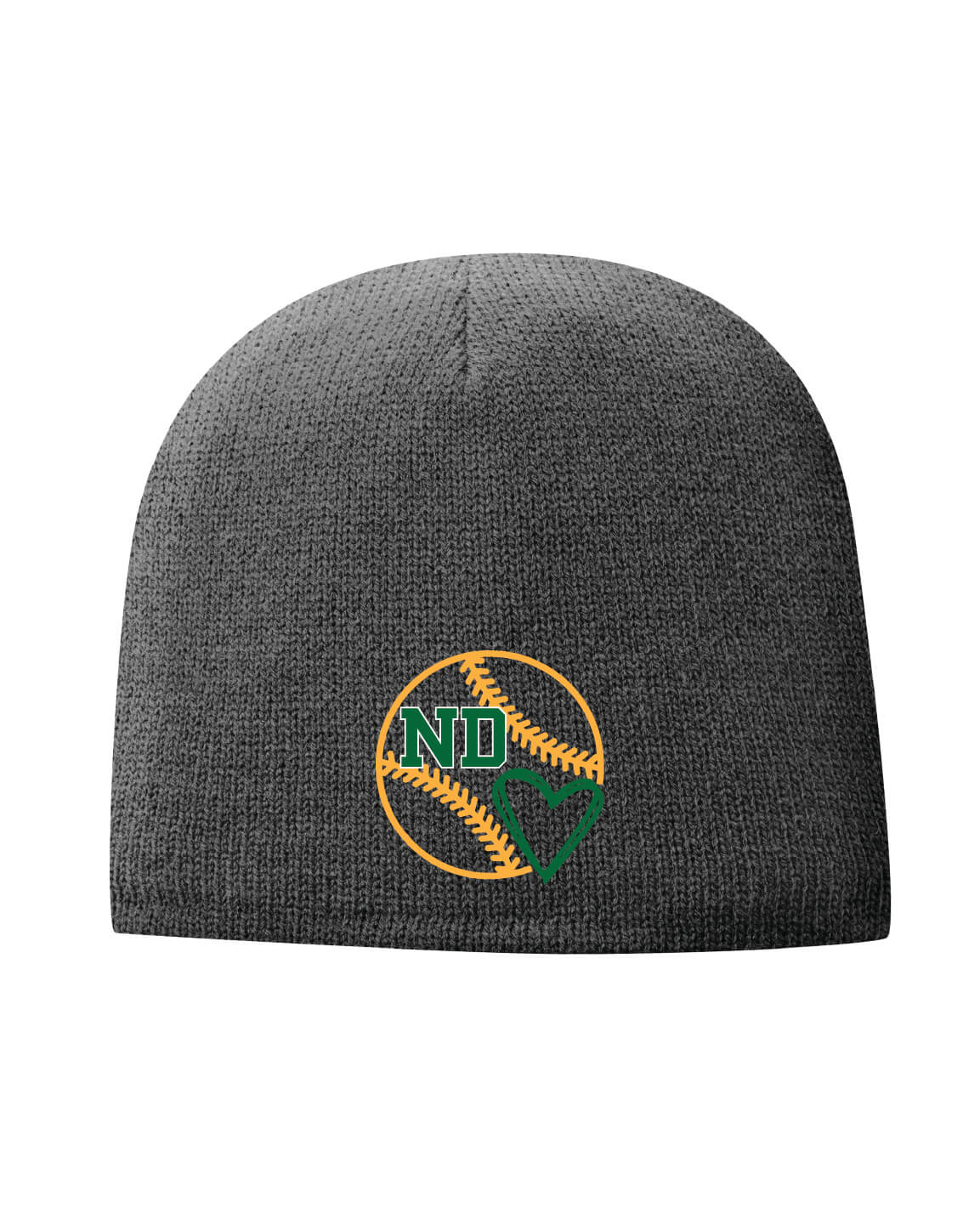 Fleece Lined Beanie gray front