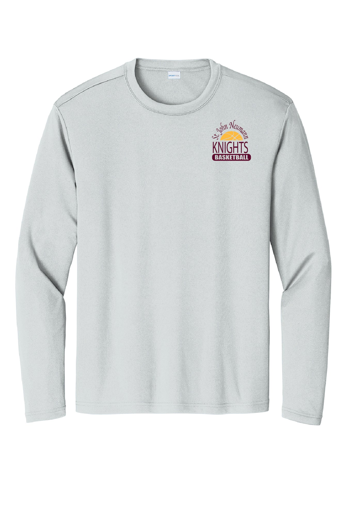 SJNBB Knights Basketball Sport Tek Competitor Long Sleeve Shirt (Youth)