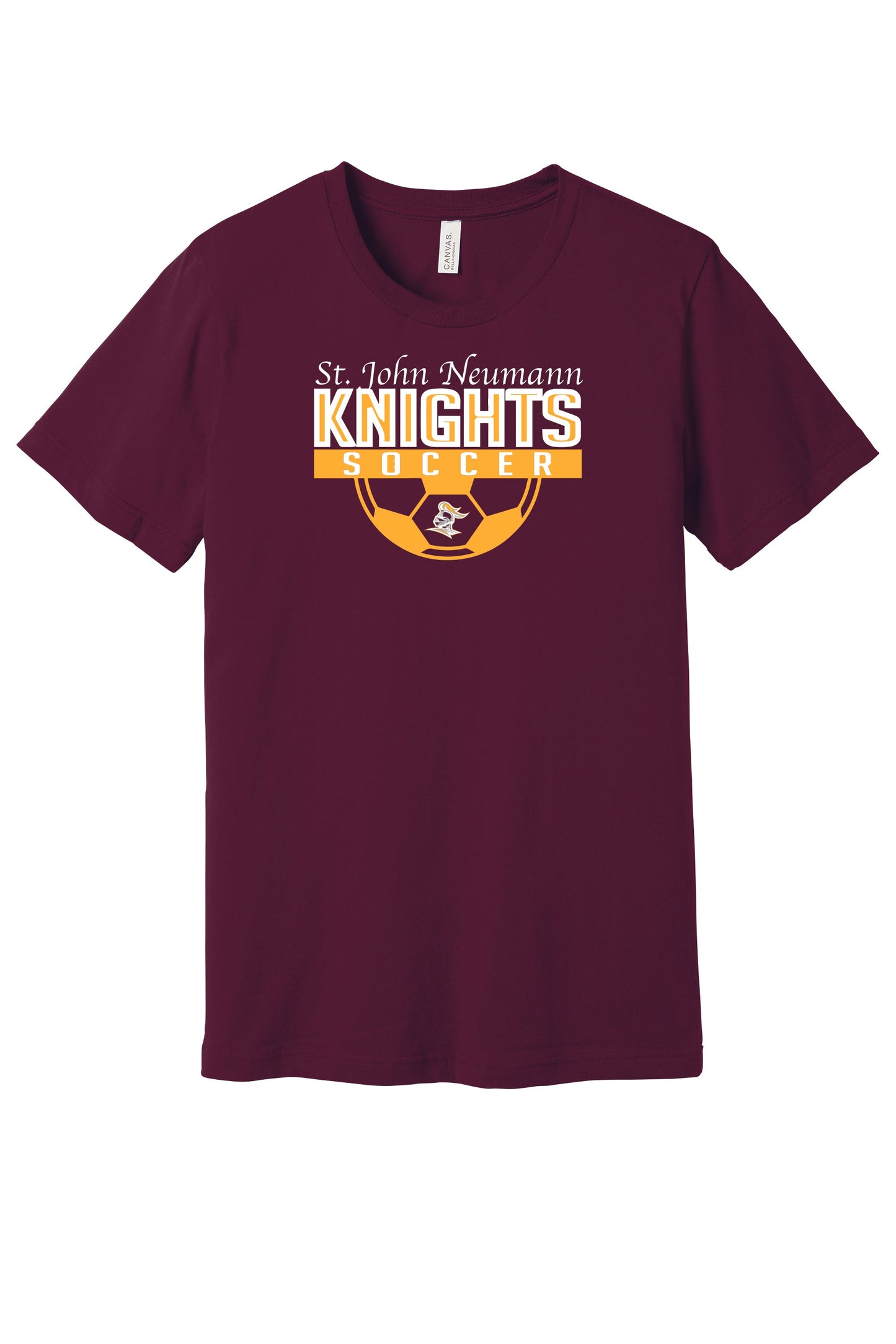 Knights Soccer Short Sleeve Bella Canvas T-Shirt