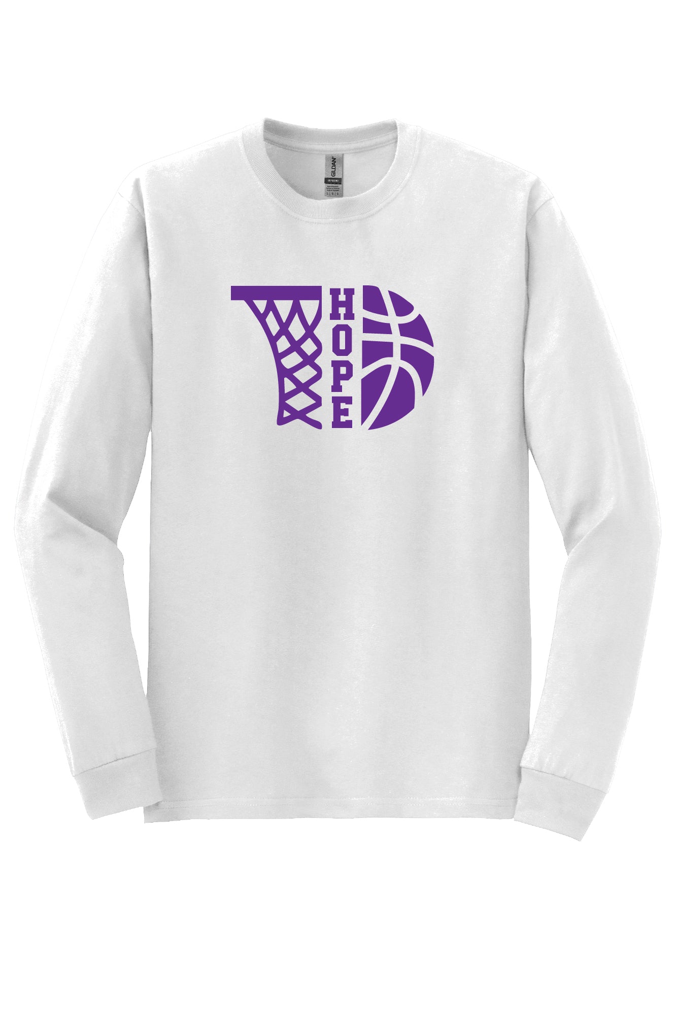Hope Basketball Long Sleeve T-Shirt (Youth)