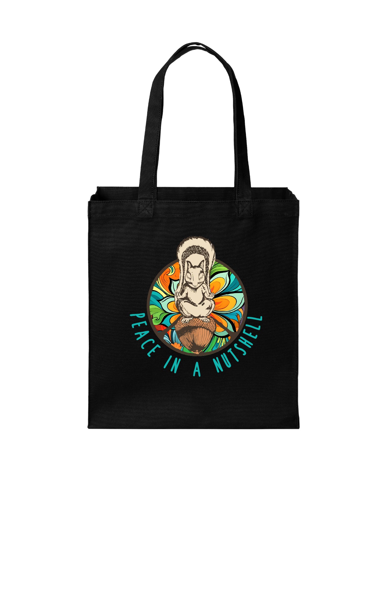 Peace in a Nutshell Grocery Tote