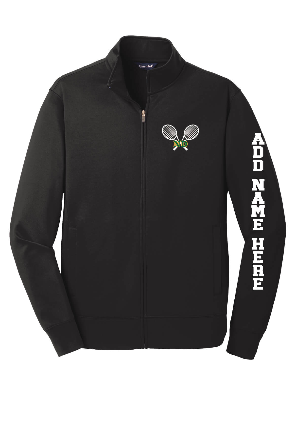 Notre Dame Spartans Fleece Full-Zip Jacket (Unisex) black