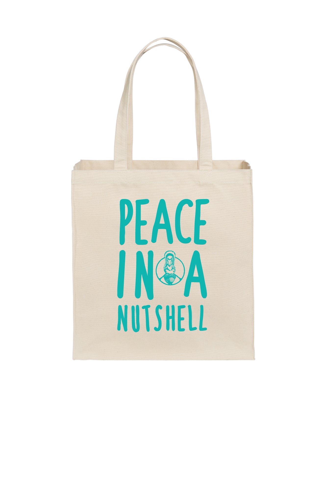 Peace in a Nutshell Grocery Tote