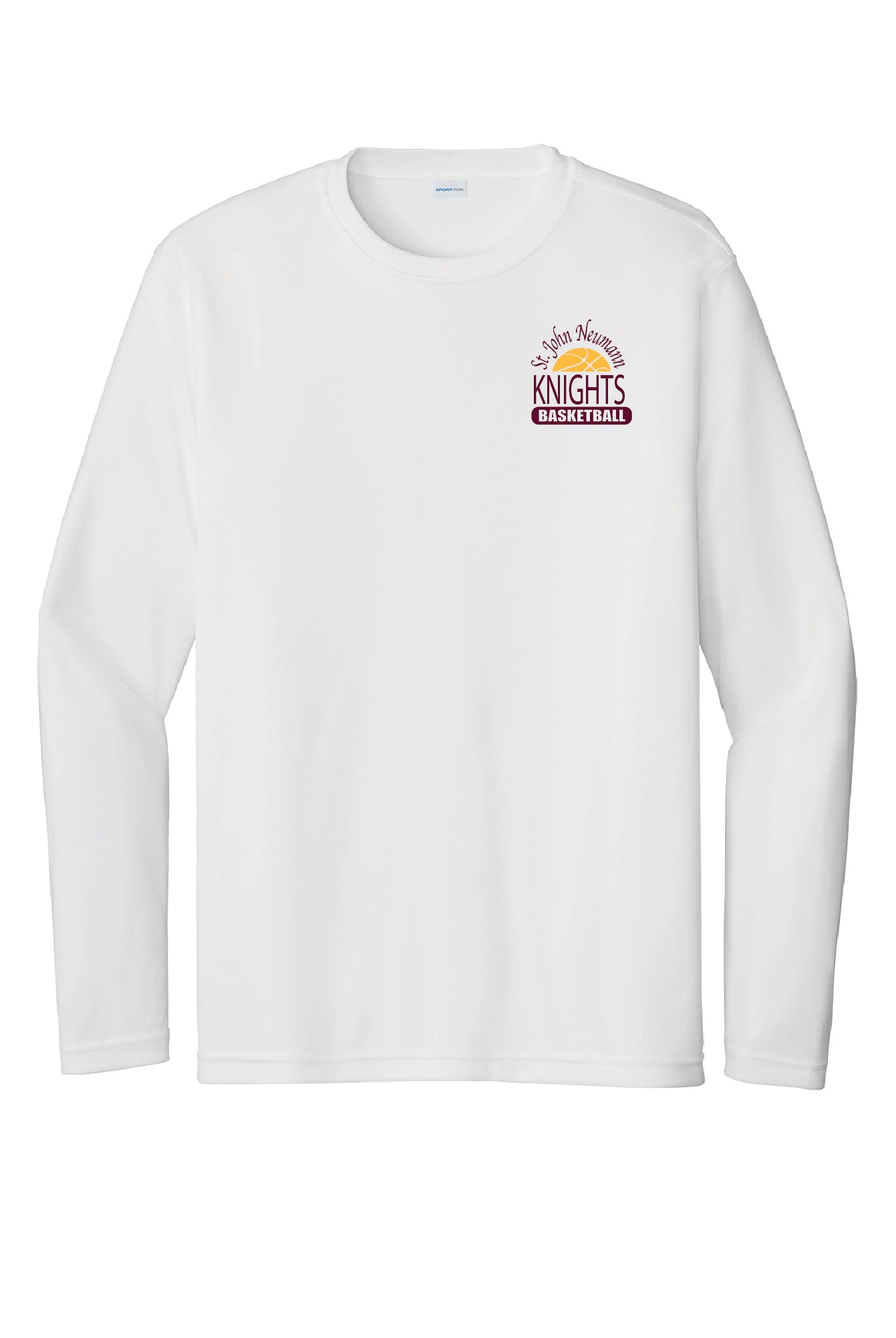 SJNBB Knights Basketball Sport Tek Competitor Long Sleeve Shirt (Youth)