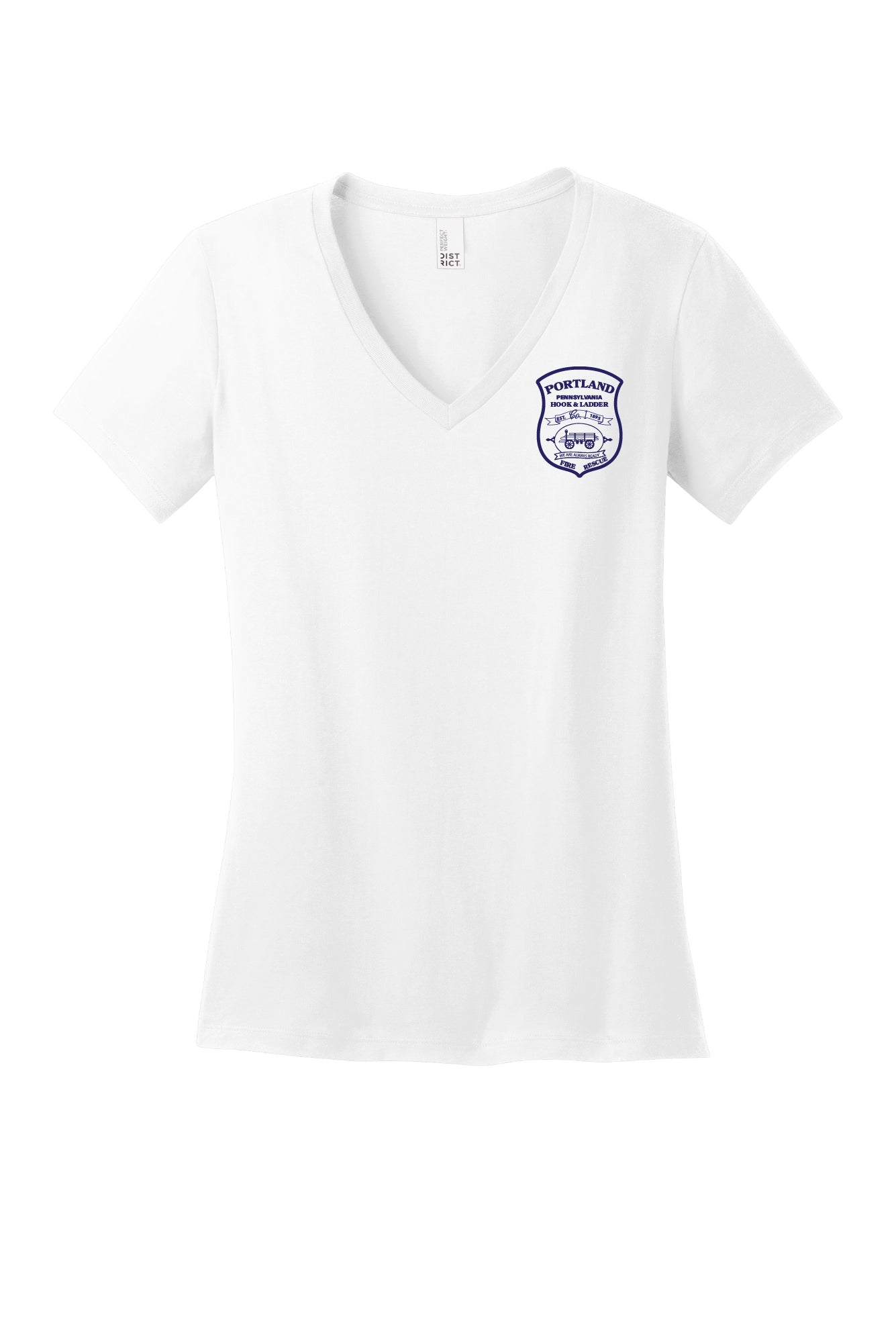 Portland 33 Fire-Rescue-Dive Ladies V-Neck