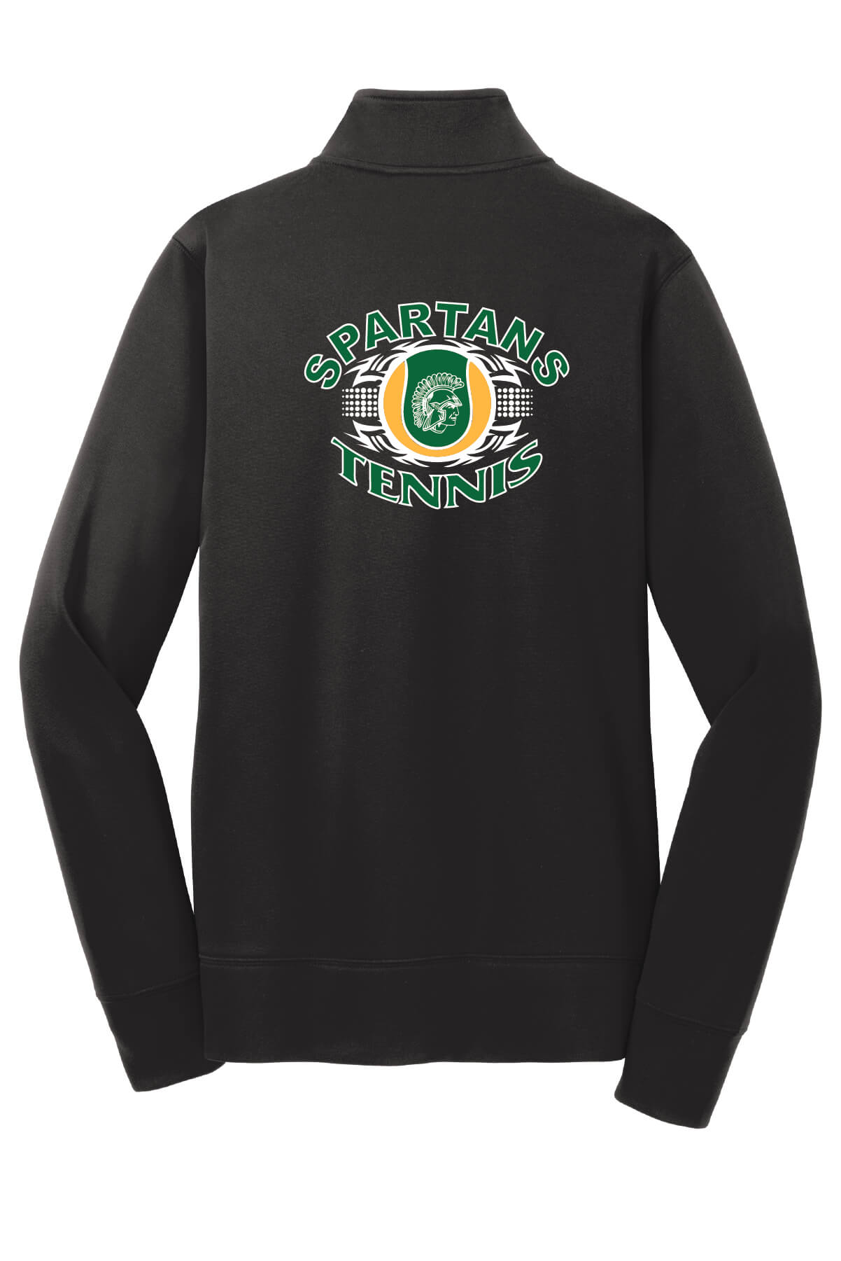 Spartans Fleece Full-Zip Jacket (Ladies) back-black
