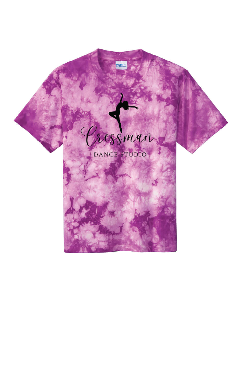 Tie Dye Short Sleeve T-Shirt (Youth) purple