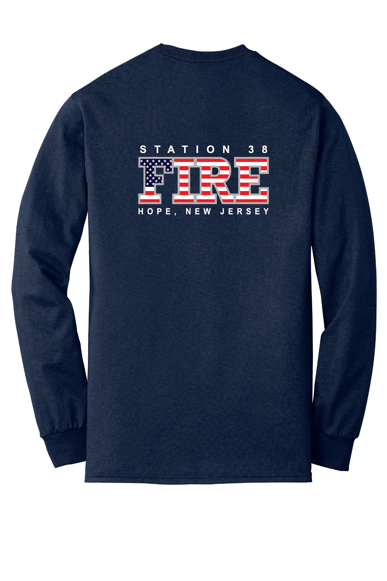 HVFD Fire Gildan Dry Blend Long Sleeve T-Shirt