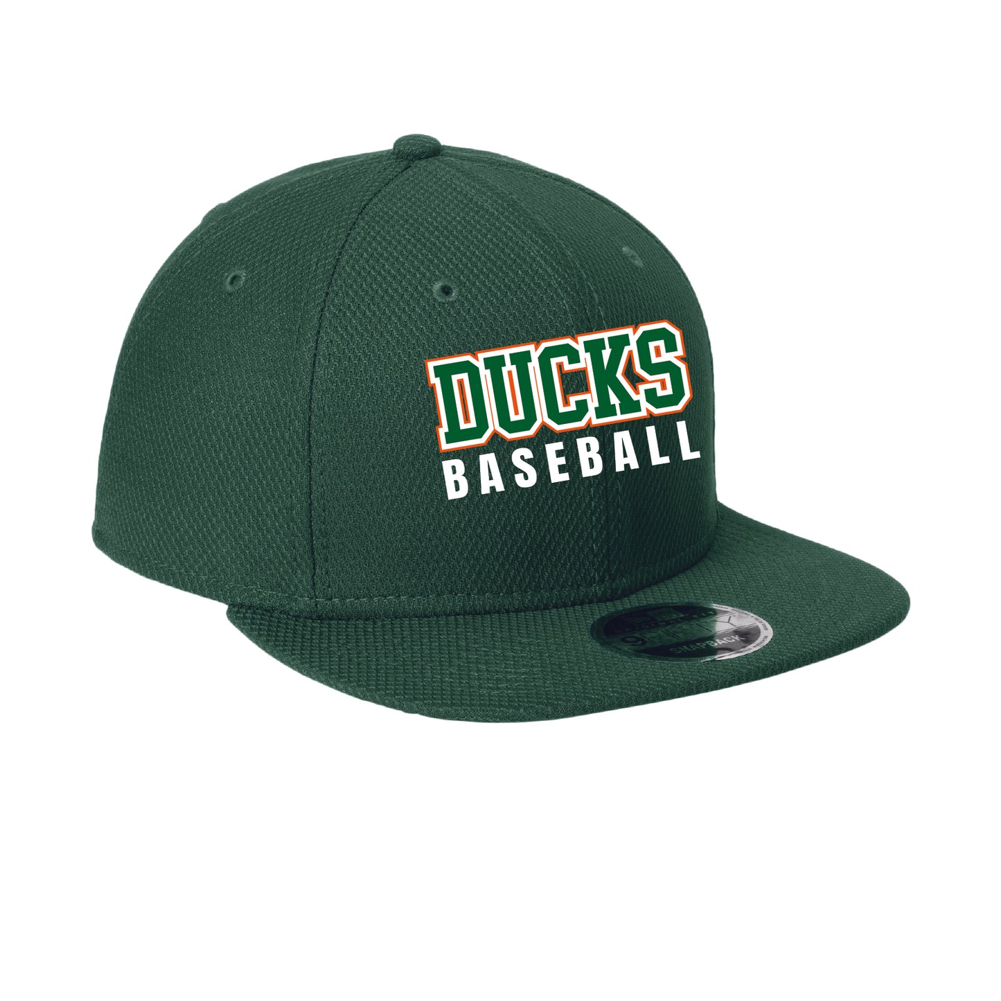 New Era Flat Bill Snapback Cap