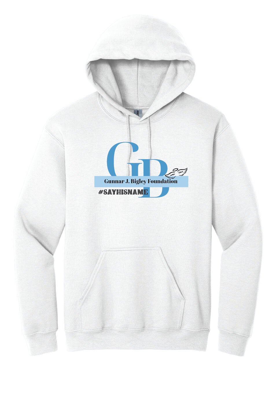 Hoodie - Word Art I white front