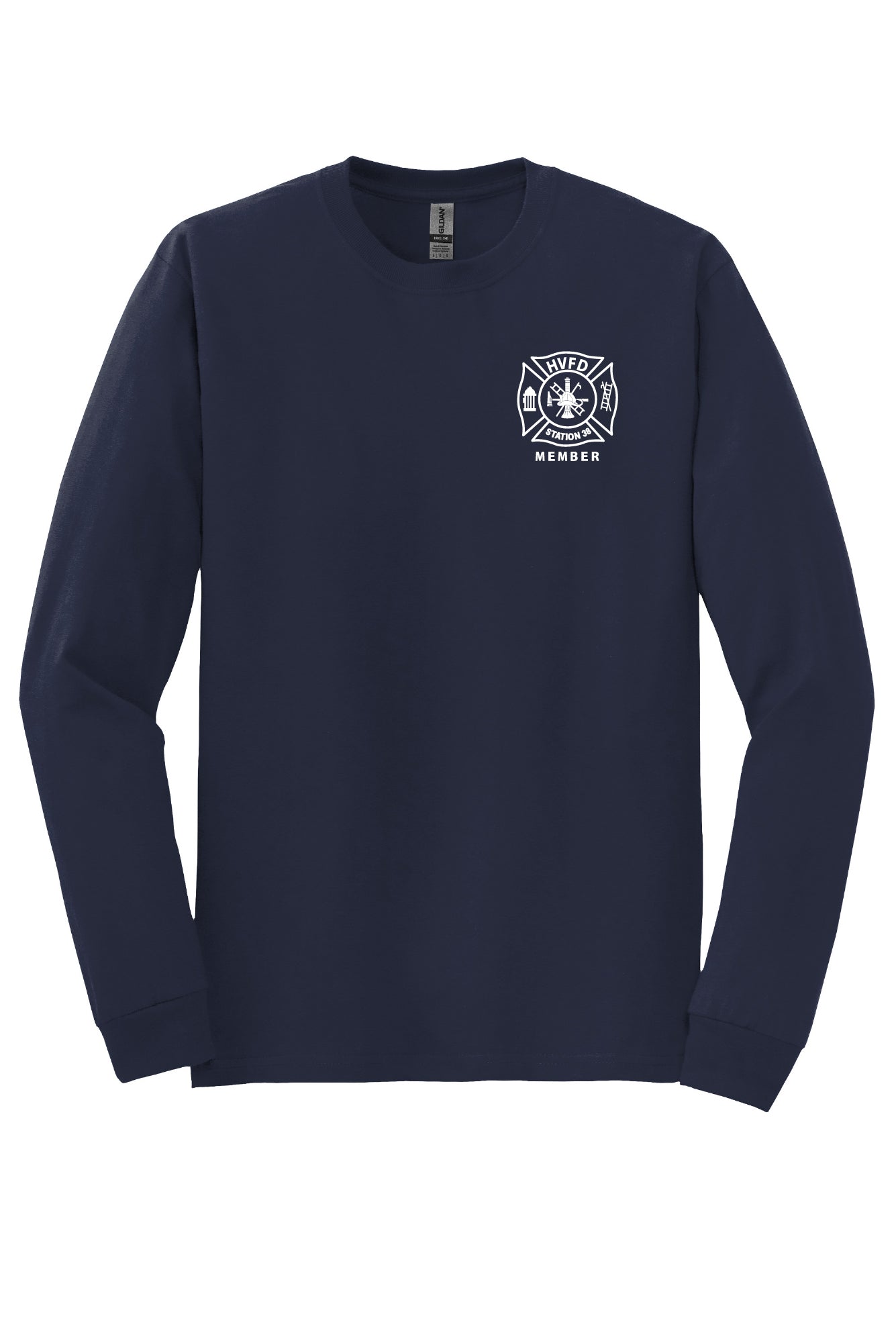 HVFD Fire Gildan Dry Blend Long Sleeve T-Shirt