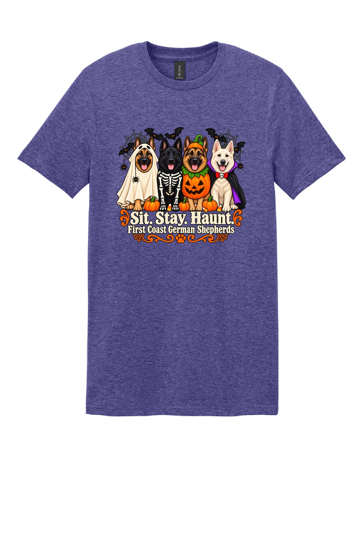 Sit. Stay. Haunt. Short Sleeve T-Shirt