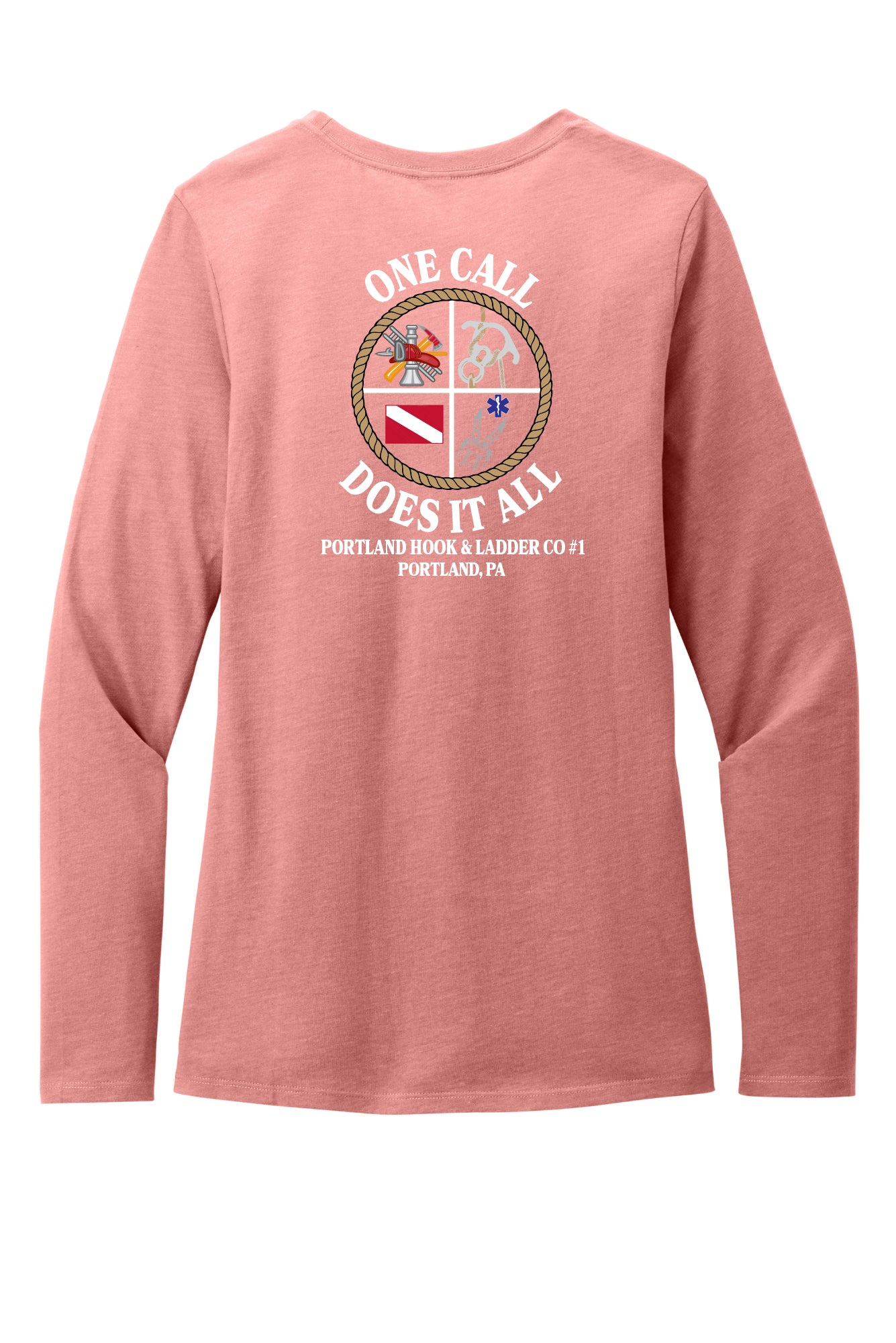 Portland One Call Does it All Ladies Long Sleeve T-Shirt