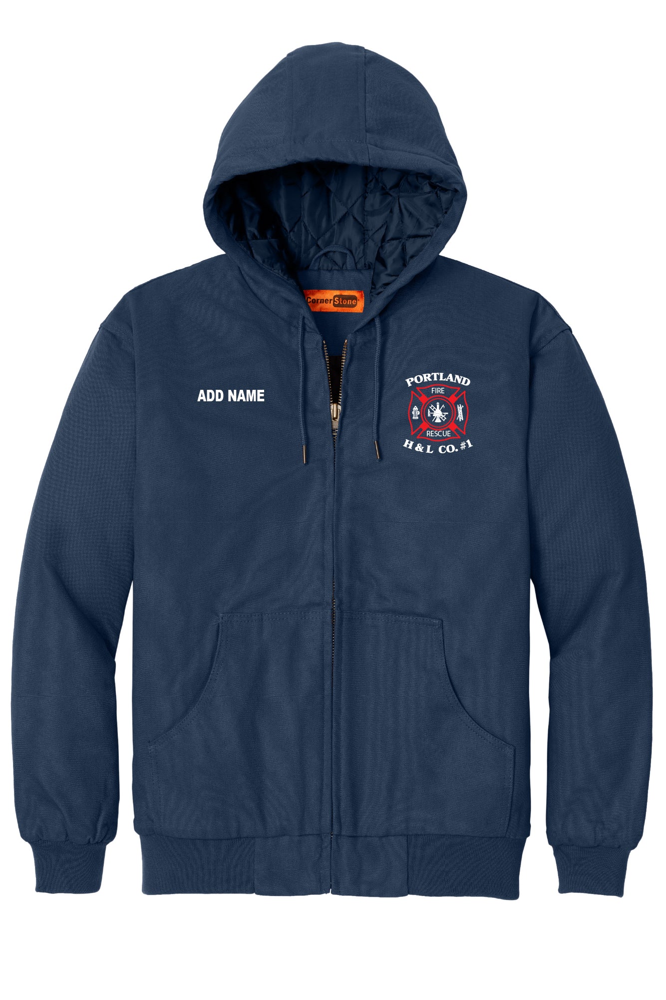 Portland Hook & Ladder Hooded Work Jacket