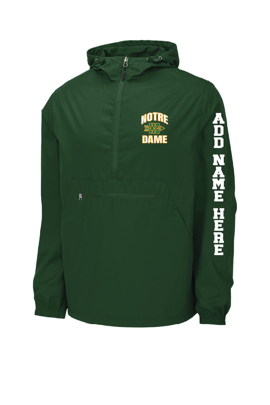 Spartans XC Sport Tek Packable Windbreaker green