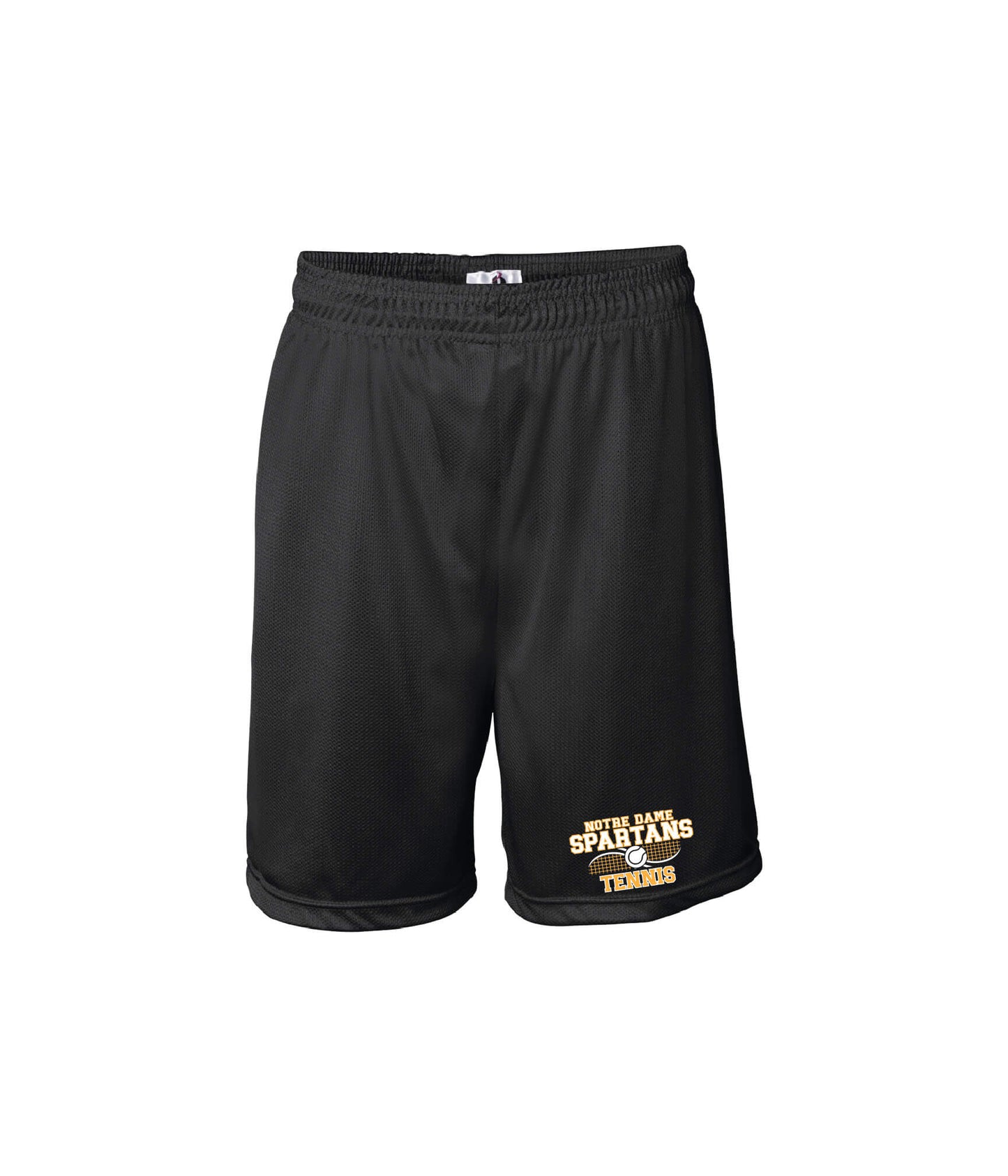 Badger Mini Mesh 7” Inseam Shorts Notre Dame black