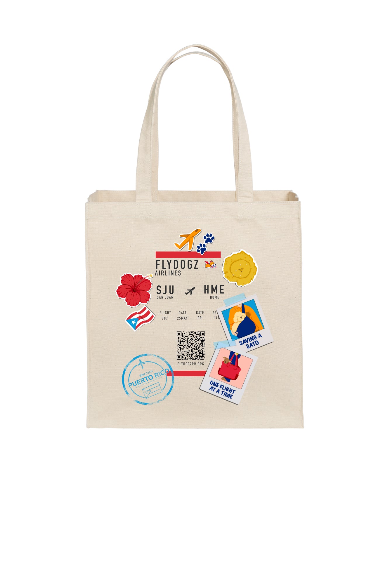 Fly Dogz Over-The-Shoulder Tote