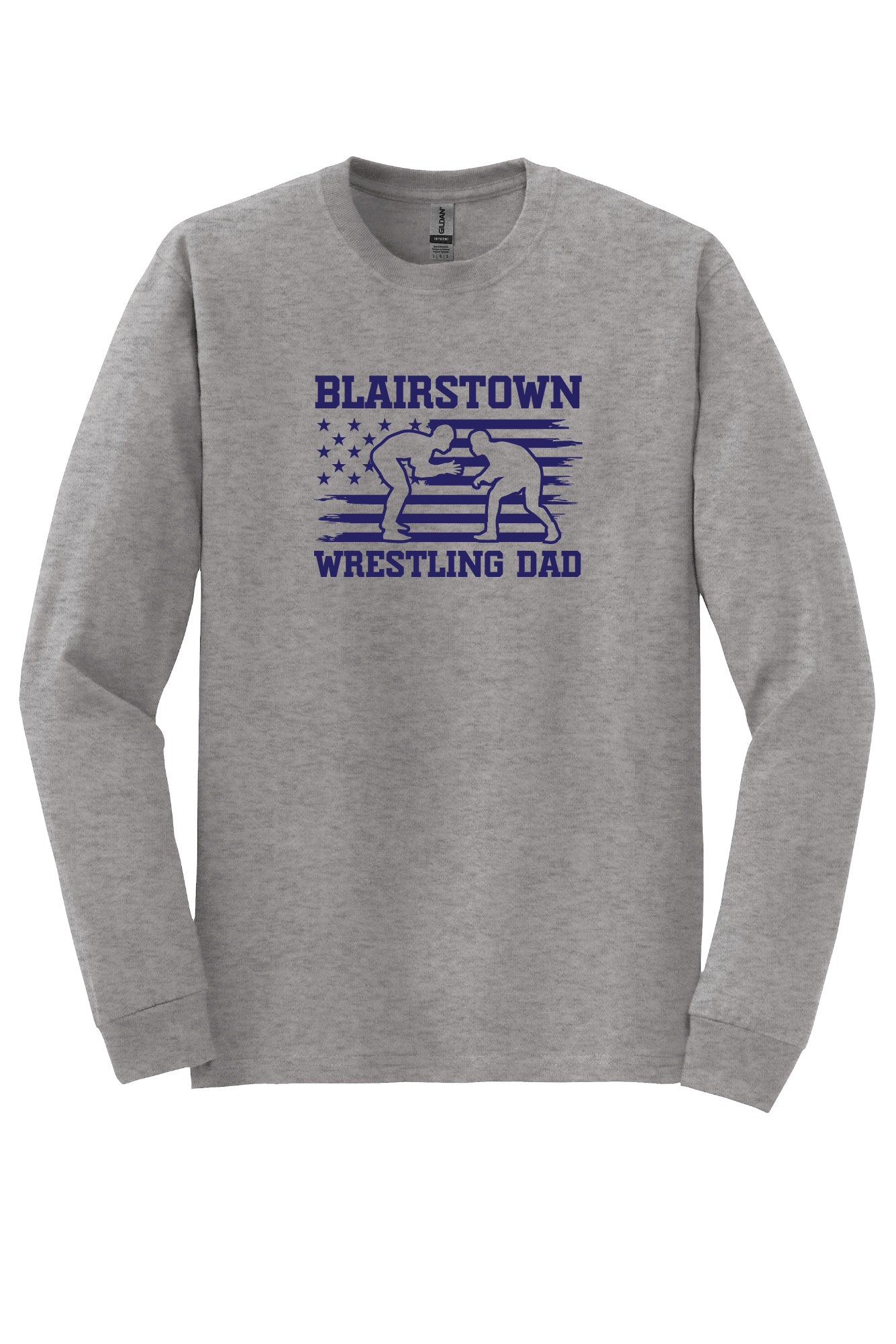 Wrestling Dad Long Sleeve T-Shirt