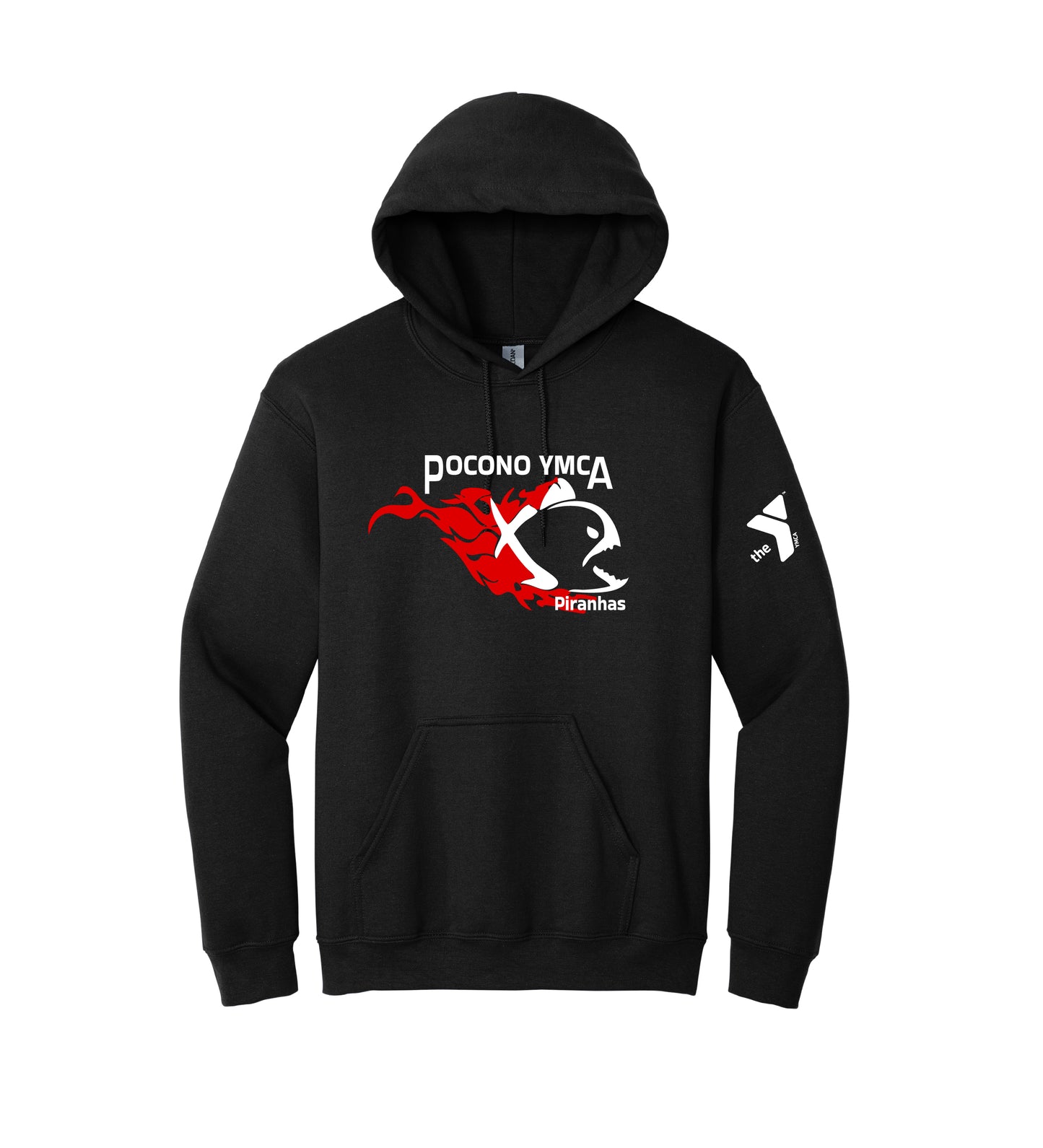 Pocono YMCA Piranhas Hoodie