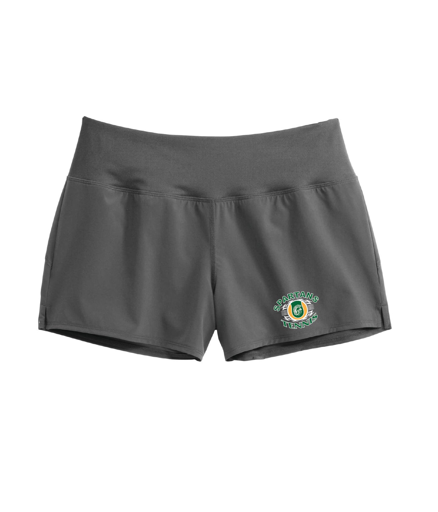 Sport-Tek® Ladies Repeat Short Spartans gray