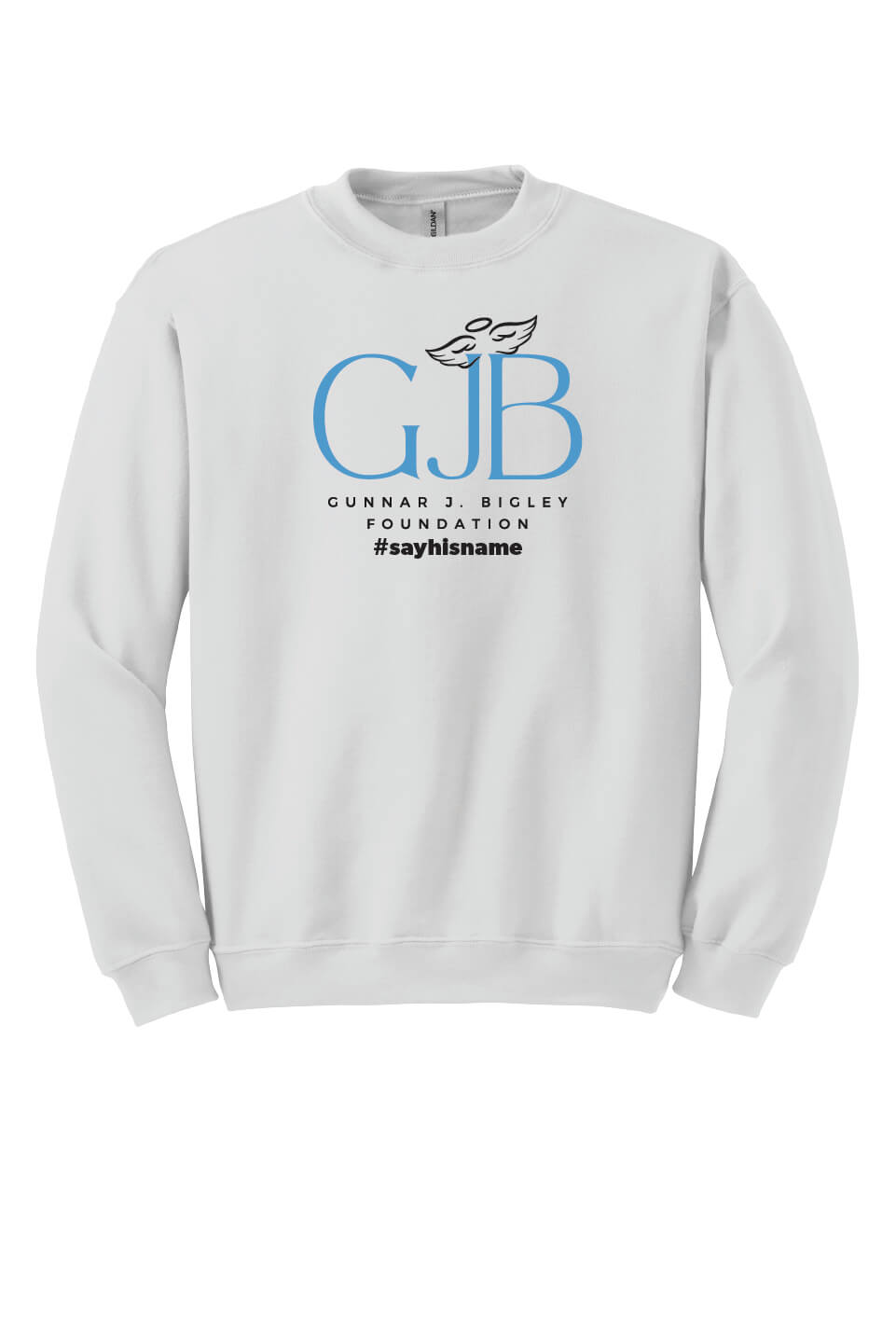 Crewneck Sweatshirt (Youth) - Word Art II white front