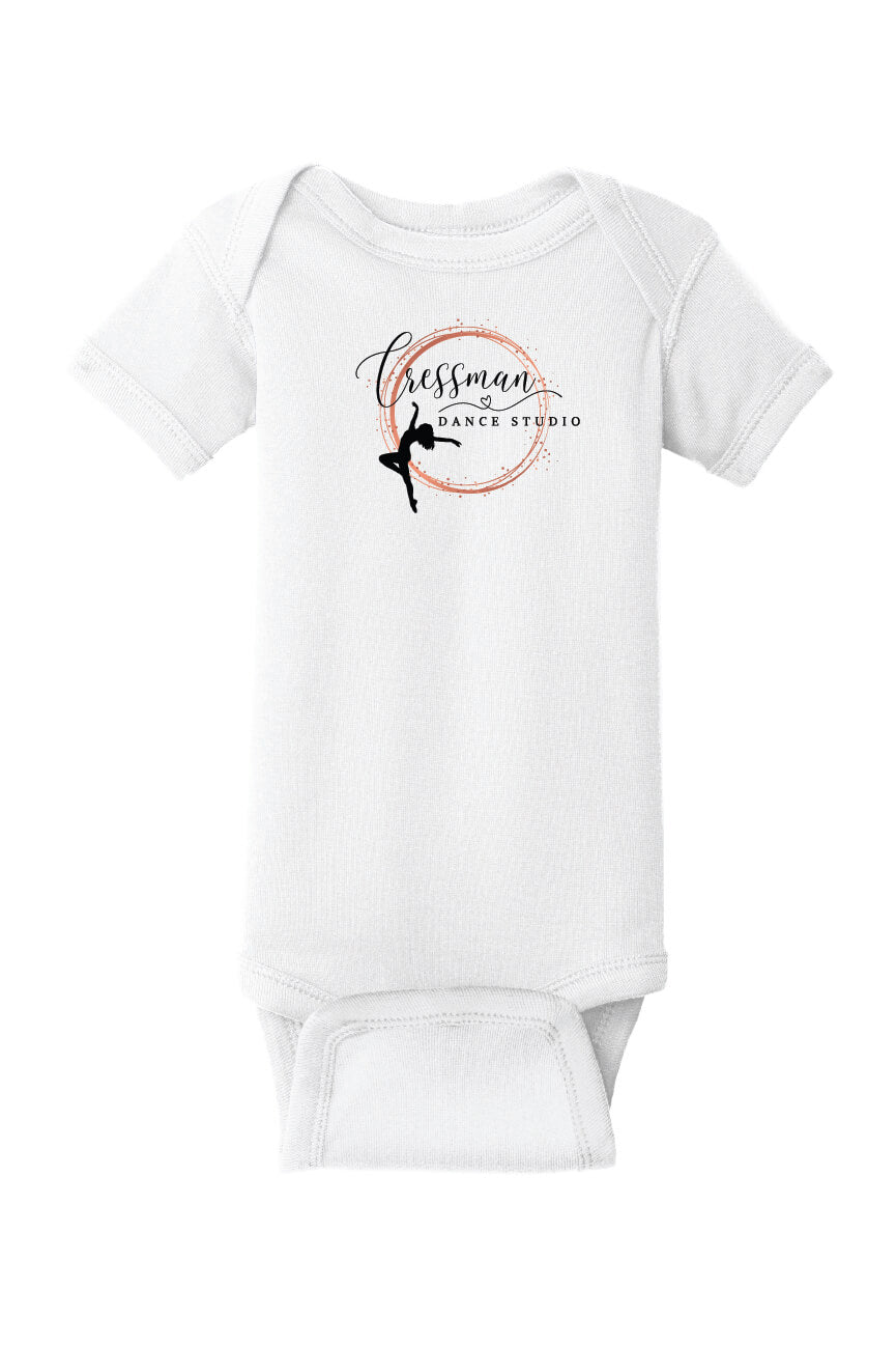 Short Sleeve Onesie white