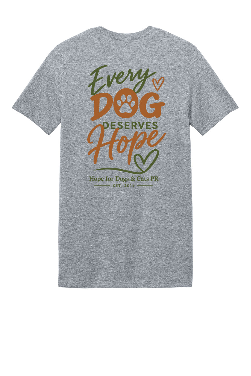 Every Dog Deserves Hope Short Sleeve T-Shirt