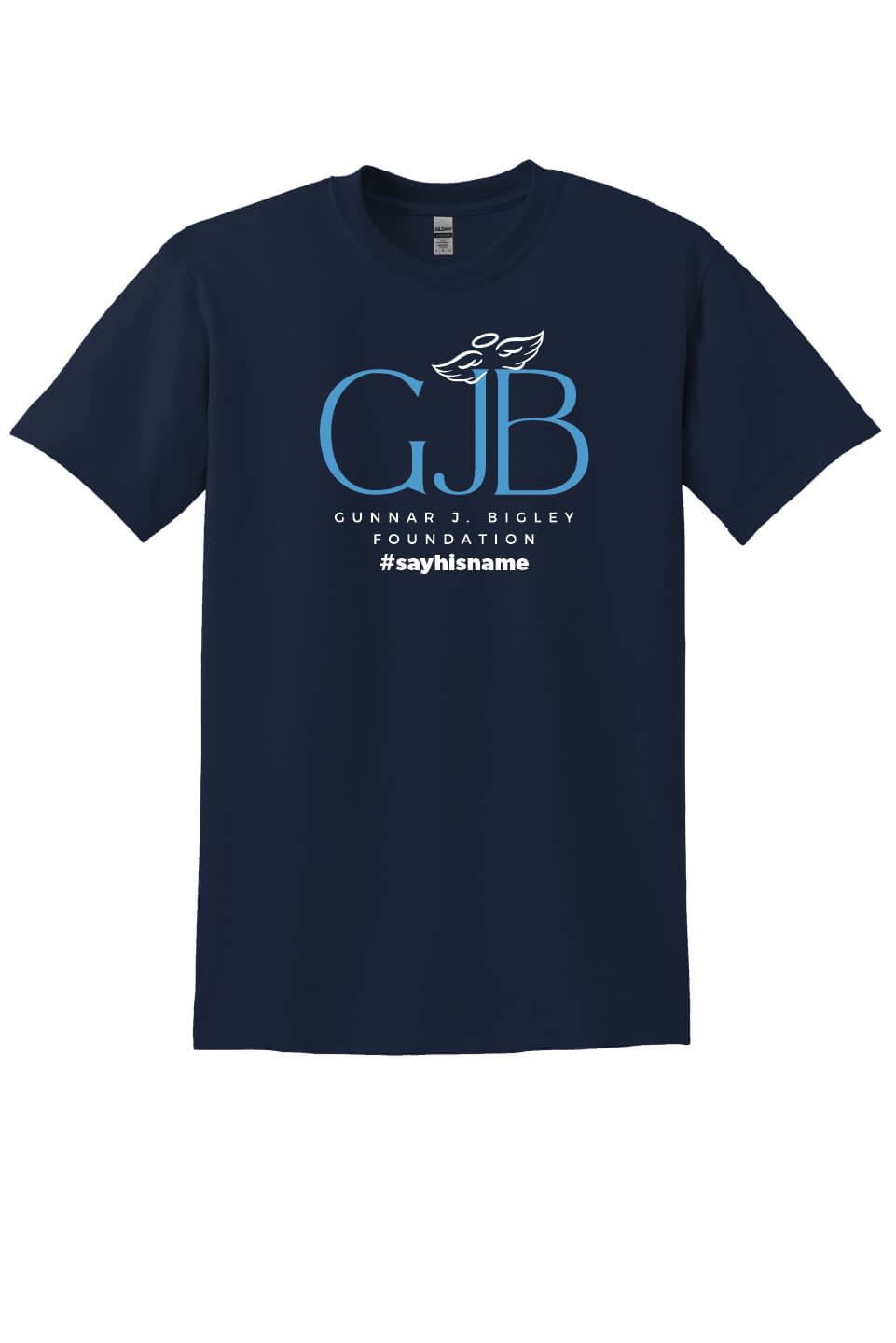 Short Sleeve T-Shirt - Word Art II navy front