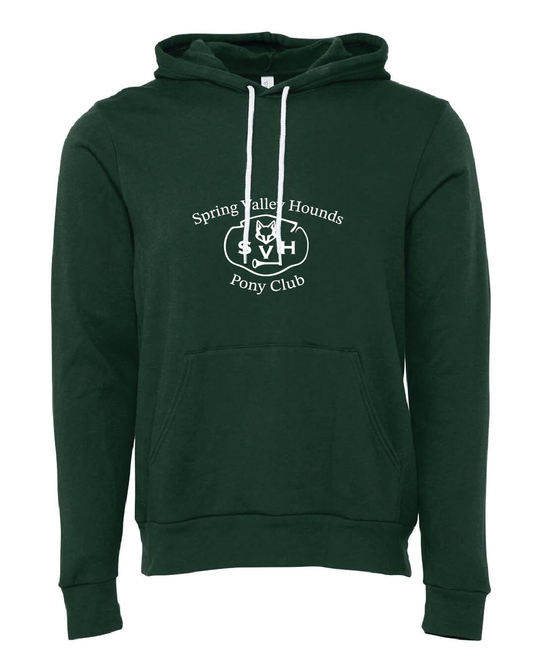 Spring Valley Pony Hoodie (Bella Canvas, Adult) green
