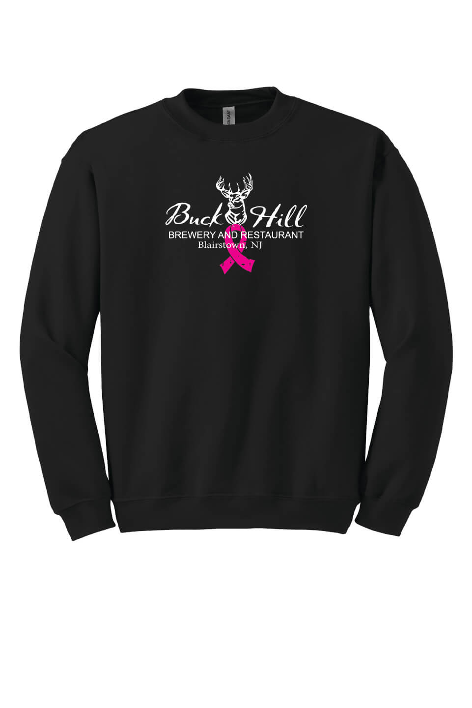 Fight Ribbon & Flag crewneck sweatshirt front