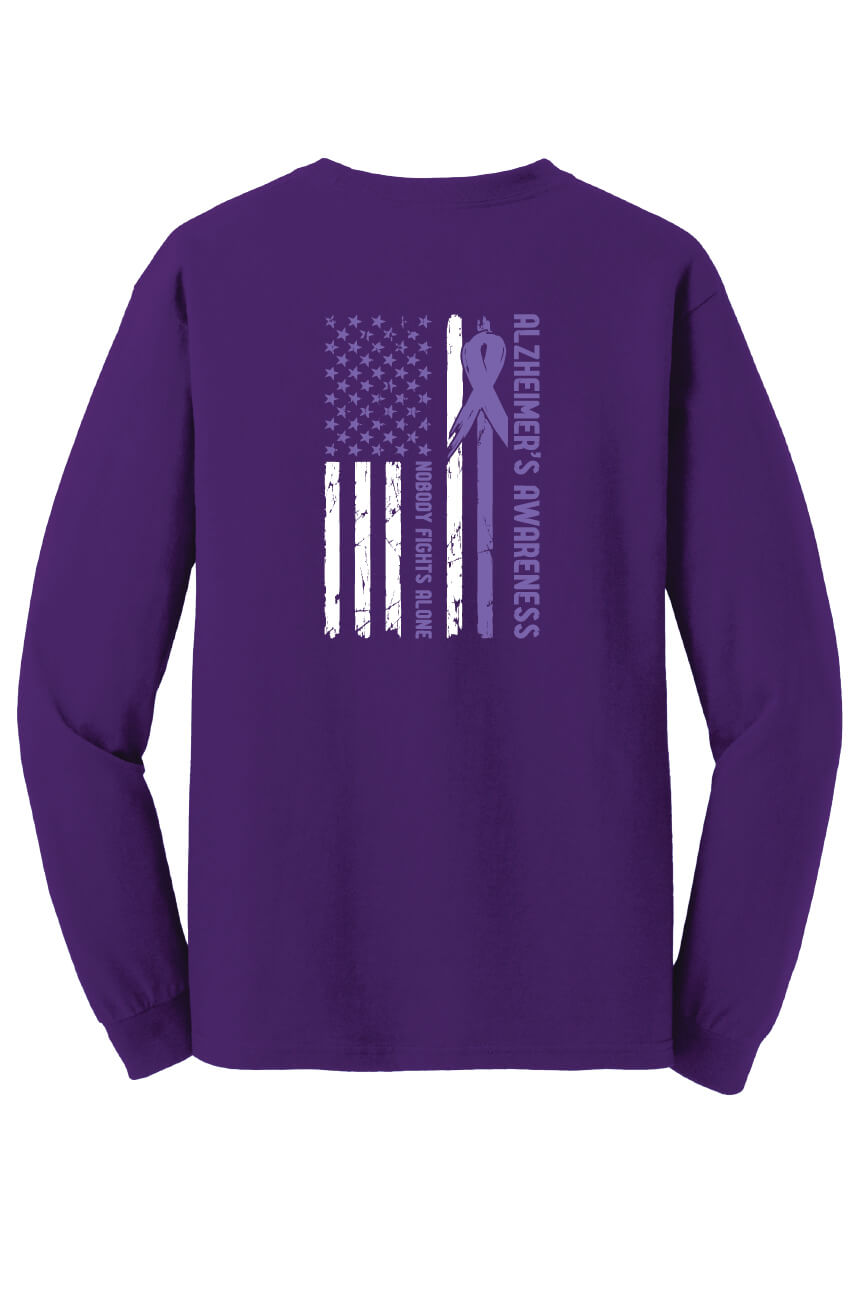 Memories Matter Flag Back Long Sleeve T-Shirt