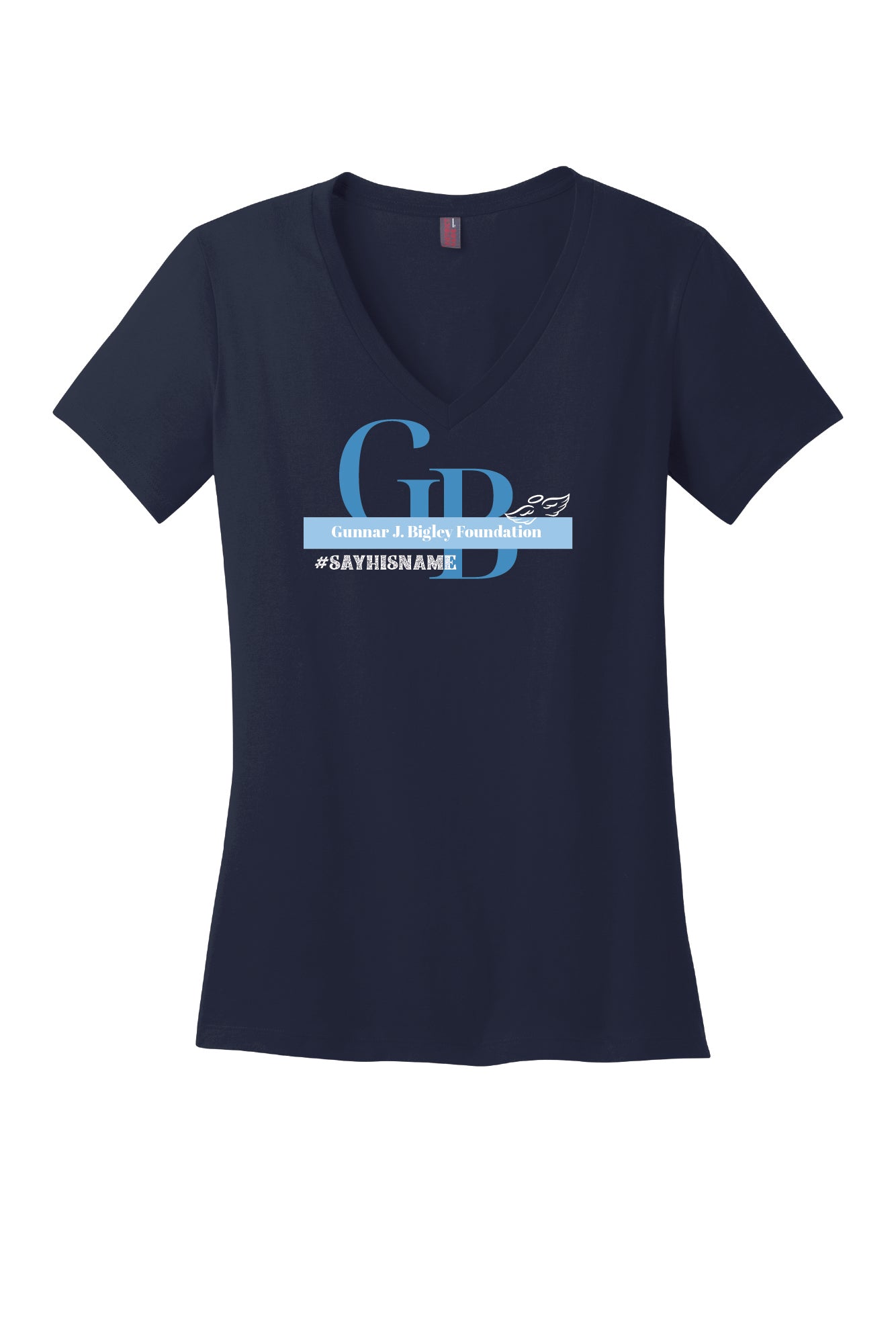 Ladies V-Neck Word Art I