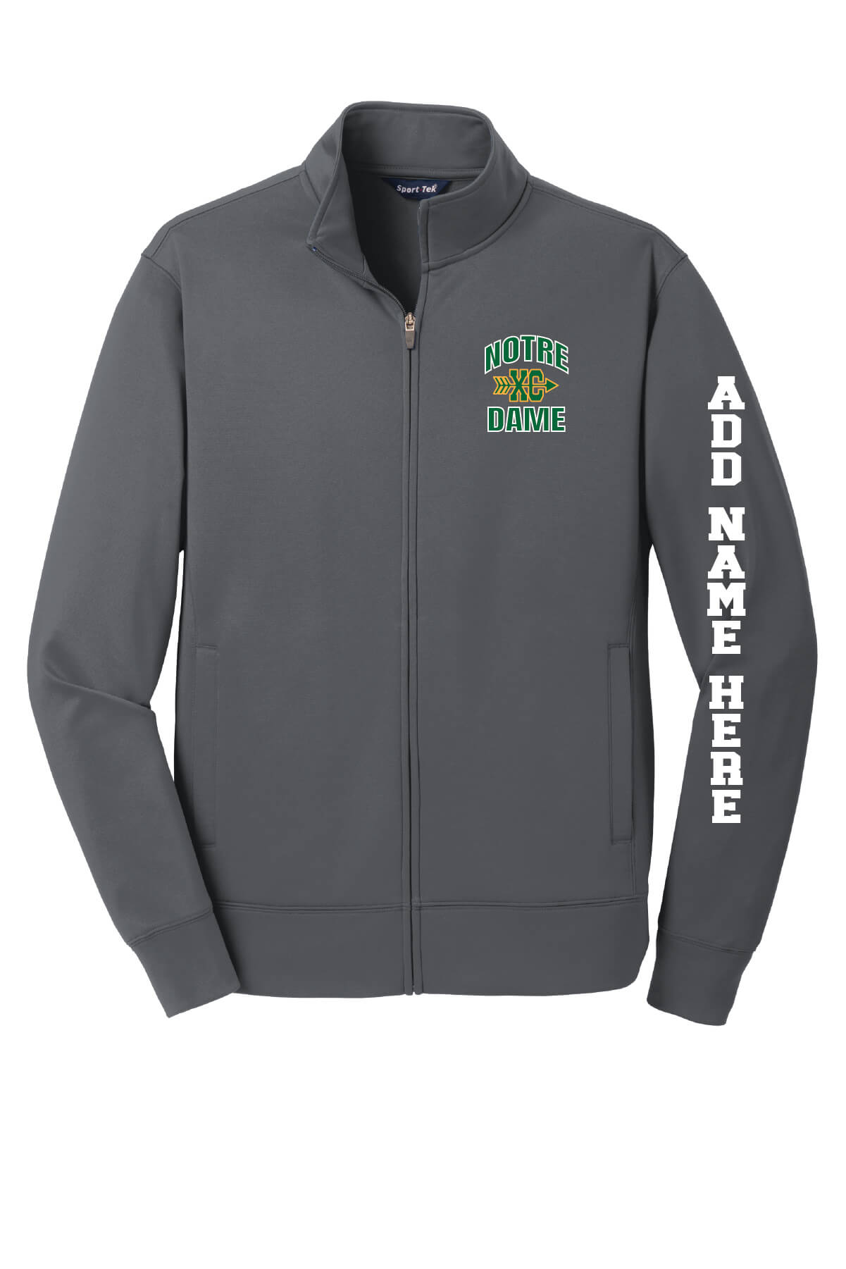 Spartans XC Fleece Full-Zip Jacket (Unisex) gray