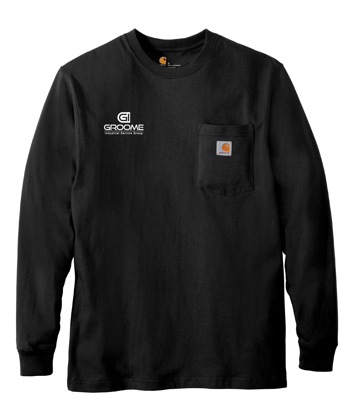 Carhartt ® Workwear Pocket Long Sleeve T-Shirt with Small Logo on Front