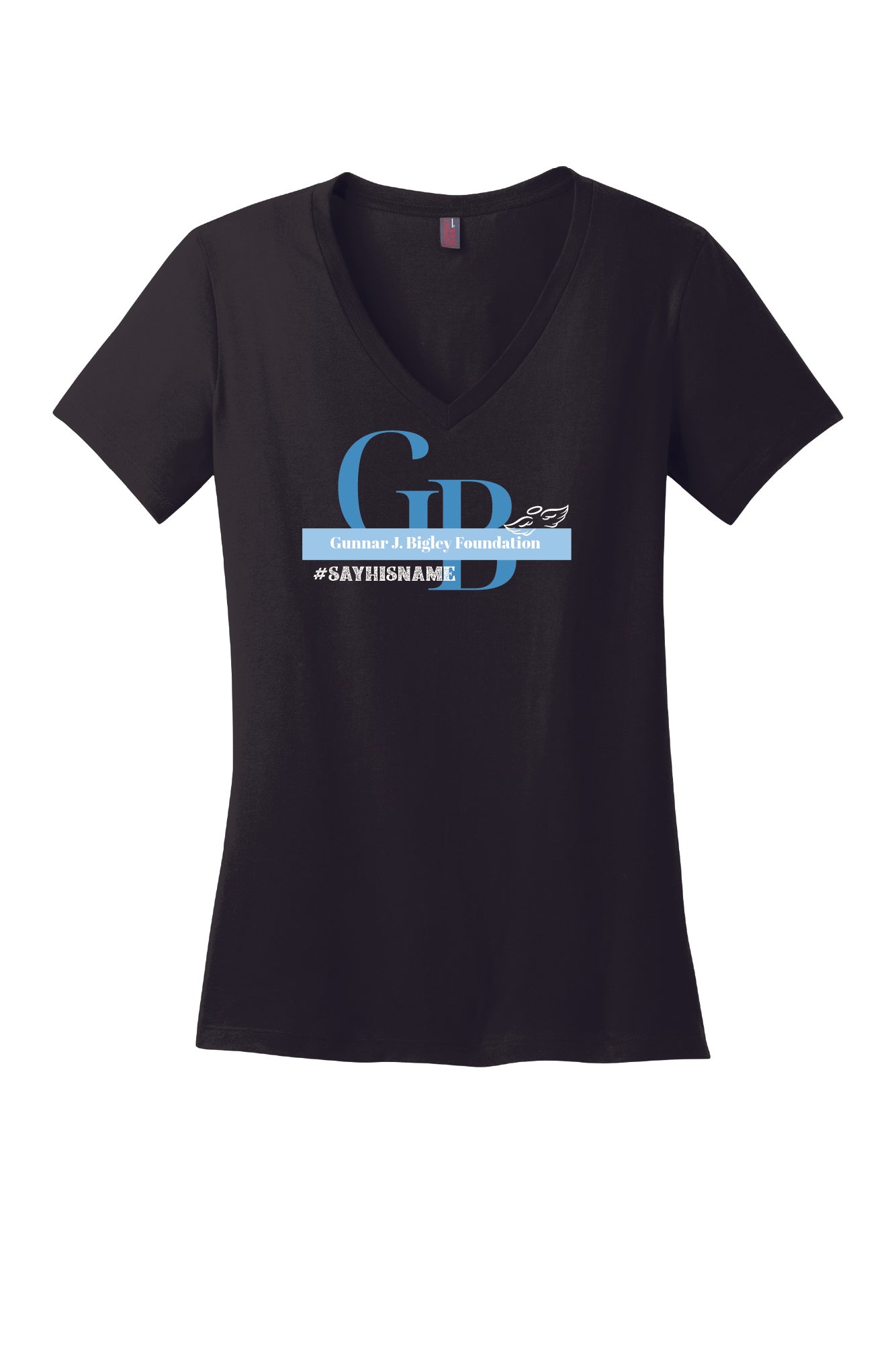 Ladies V-Neck Word Art I