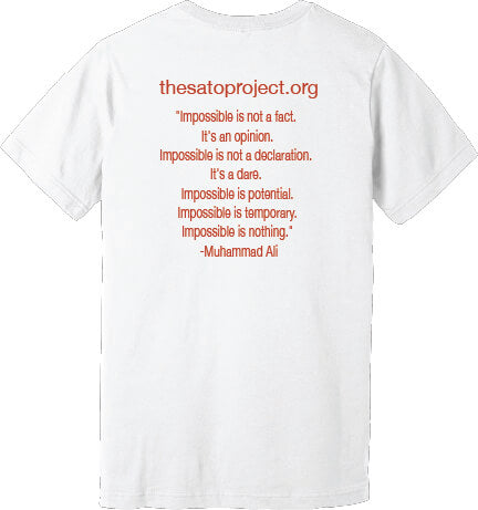 Bella Canvas Short Sleeve T-Shirt white back