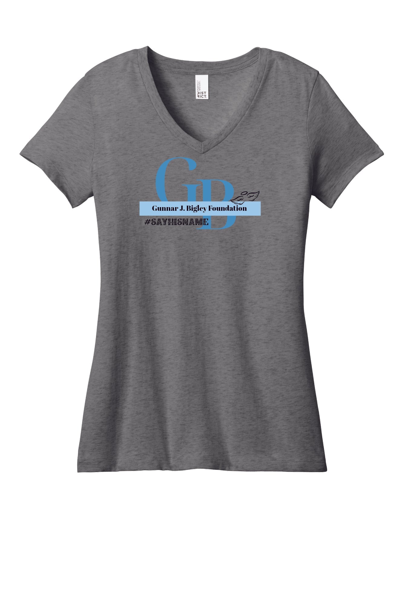Ladies V-Neck Word Art I