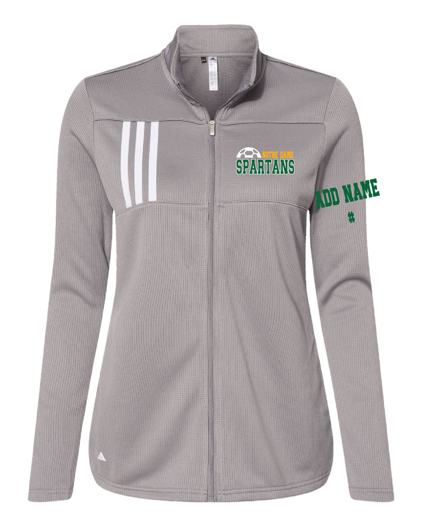 Full Zip (Womens) gray front