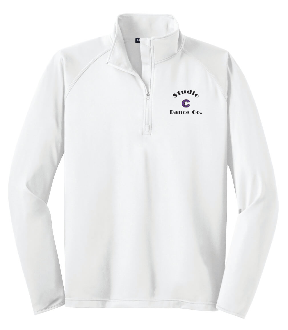 Sport Tek Zip Pullover (Unisex) white