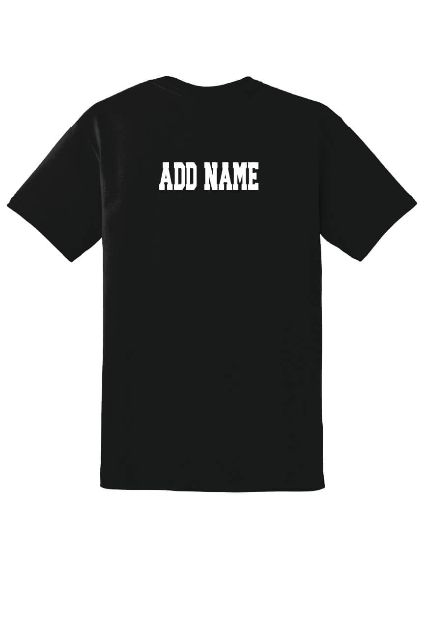 Notre Dame Basketball Short Sleeve T-Shirt black-back