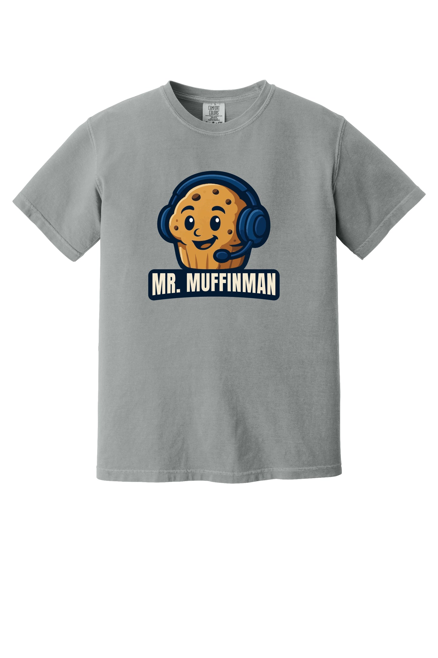 Mr. Muffinman (Blue) Comfort Colors Short Sleeve T-shirt