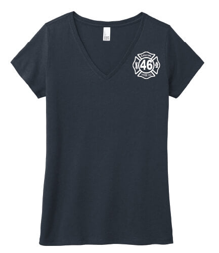 Ladies V-Neck Short Sleeve T-Shirt