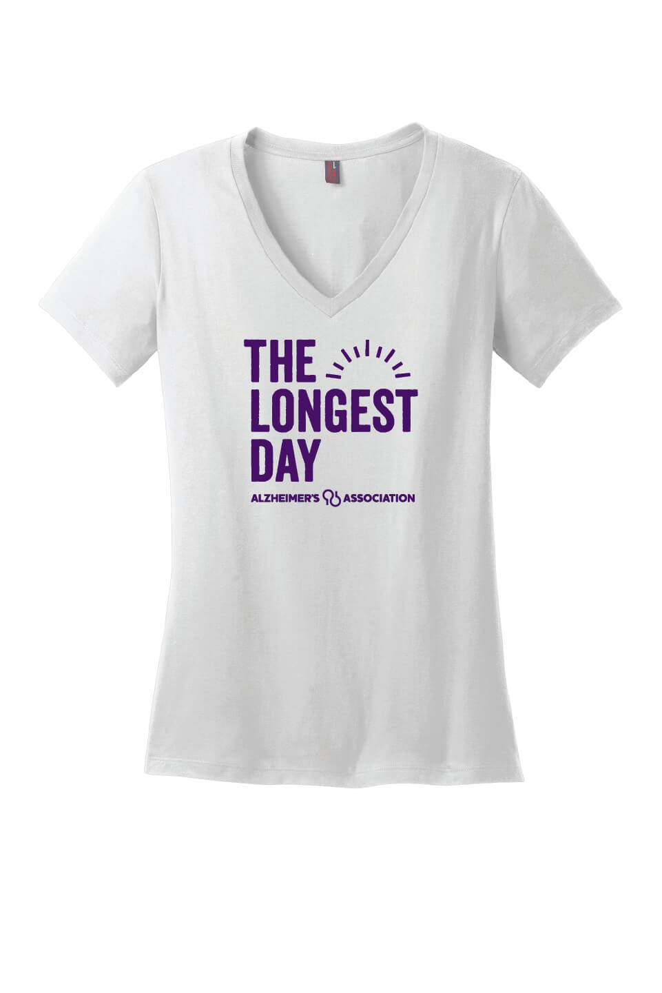 The Longest Day Ladies V-Neck Short Sleeve T-Shirt