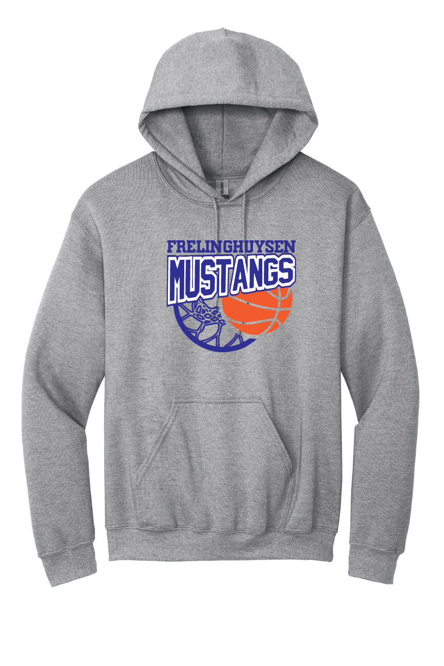 Frelinghuysen Mustangs Hoodie gray