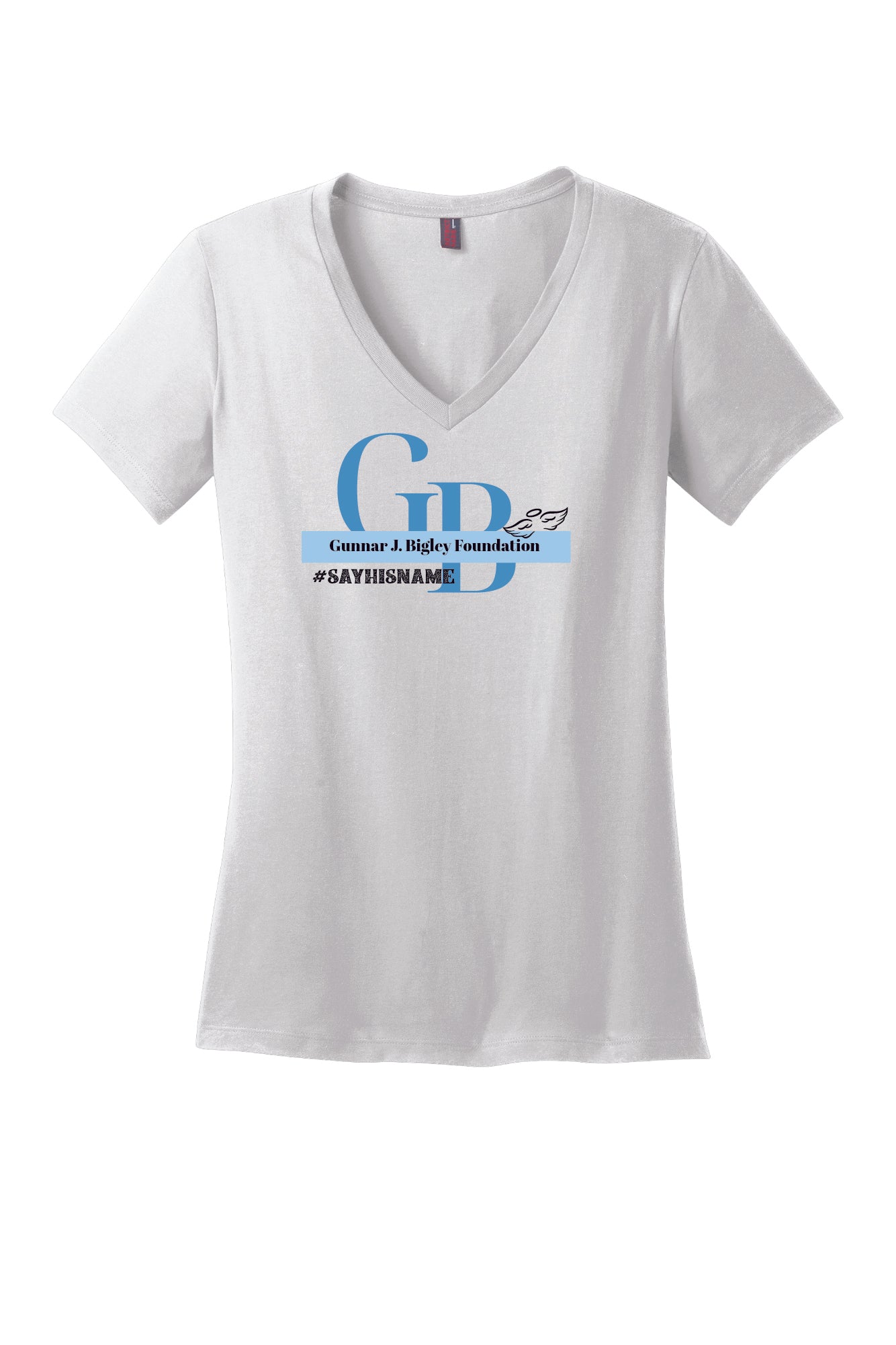 Ladies V-Neck Word Art I