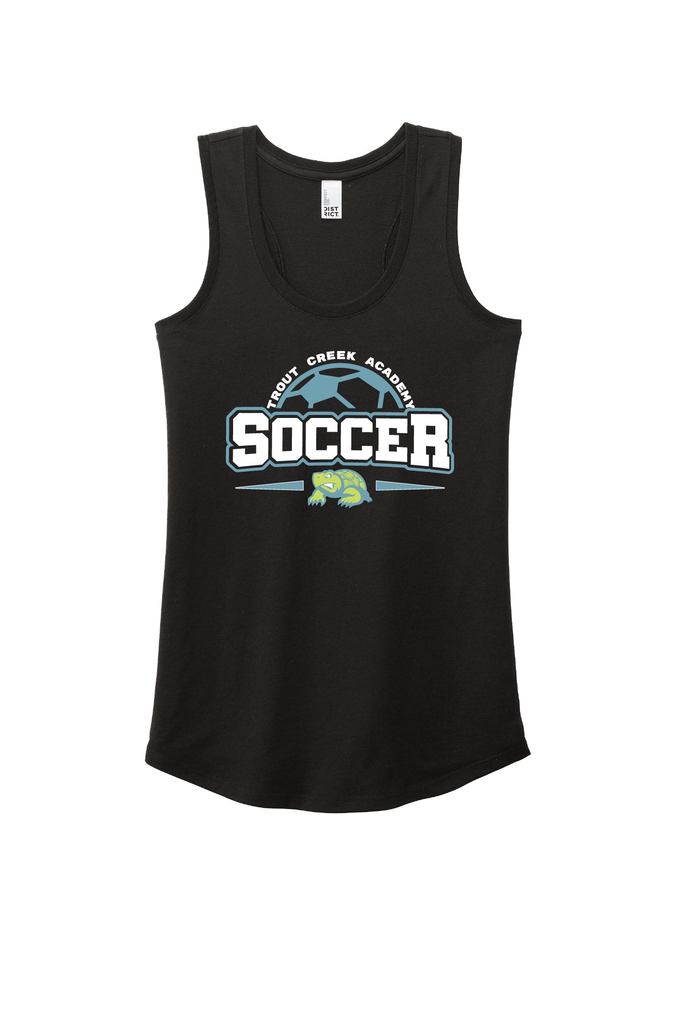 Ladies Racer Back Tank Soccer
